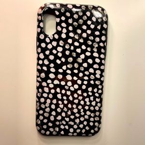 Black/White Dotted BURGA iPhoneXR Case